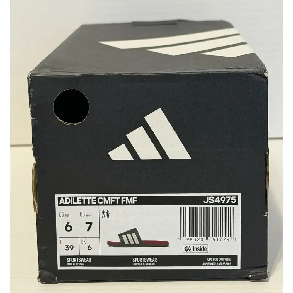 Adidas Adilette Comfort 2.0 Mexico Slide Sandals Size 6 M 7 W Futbol NEW